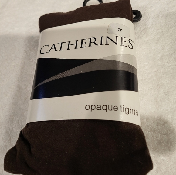 Catherines Other Plus Dark Brown Opaque Tights Poshmark